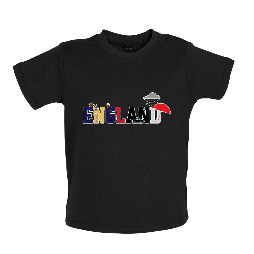 England (Icons) Baby T Shirt