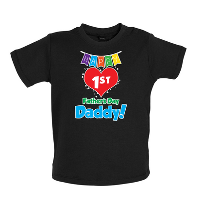 Happy First Fathers Day Baby T Shirt