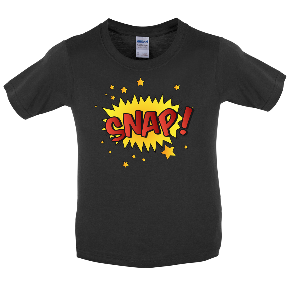 Snap! Word Art Kids T Shirt