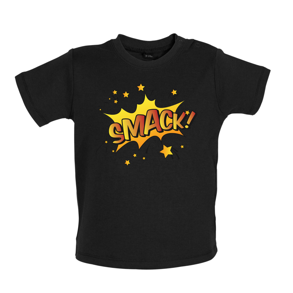 Smack! Word Art Baby T Shirt