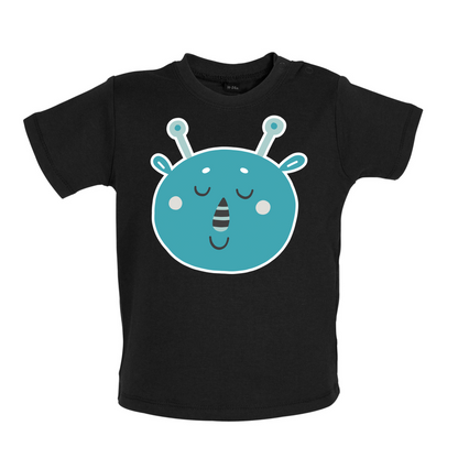 Smiley Face Martian Mrs T Shirt