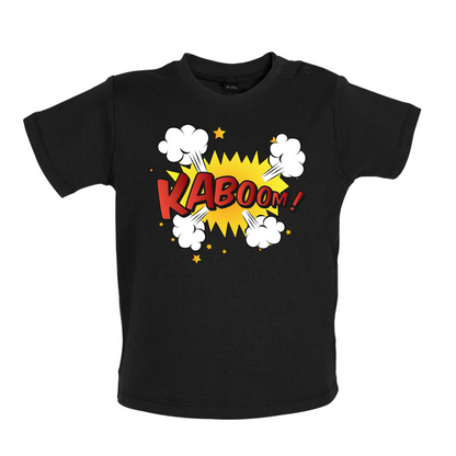 Kaboom! Word Art Baby T Shirt