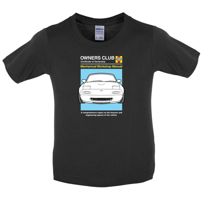 Car Owners Manual MX-5 Kids T Shirt