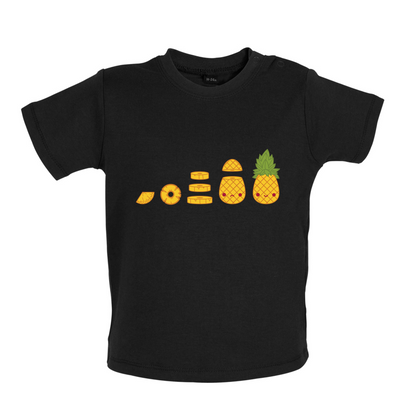 Evolution Of Pineapple Baby T Shirt