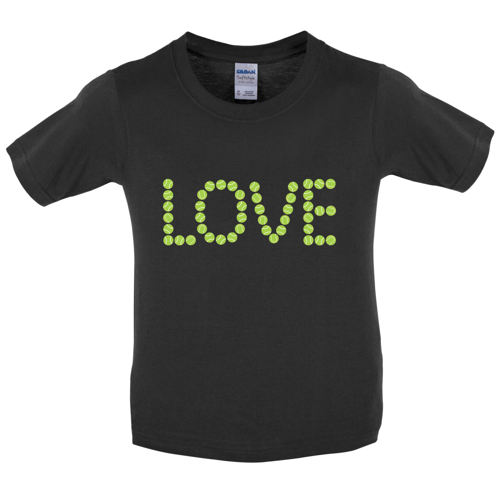 Tennis Love Kids T Shirt