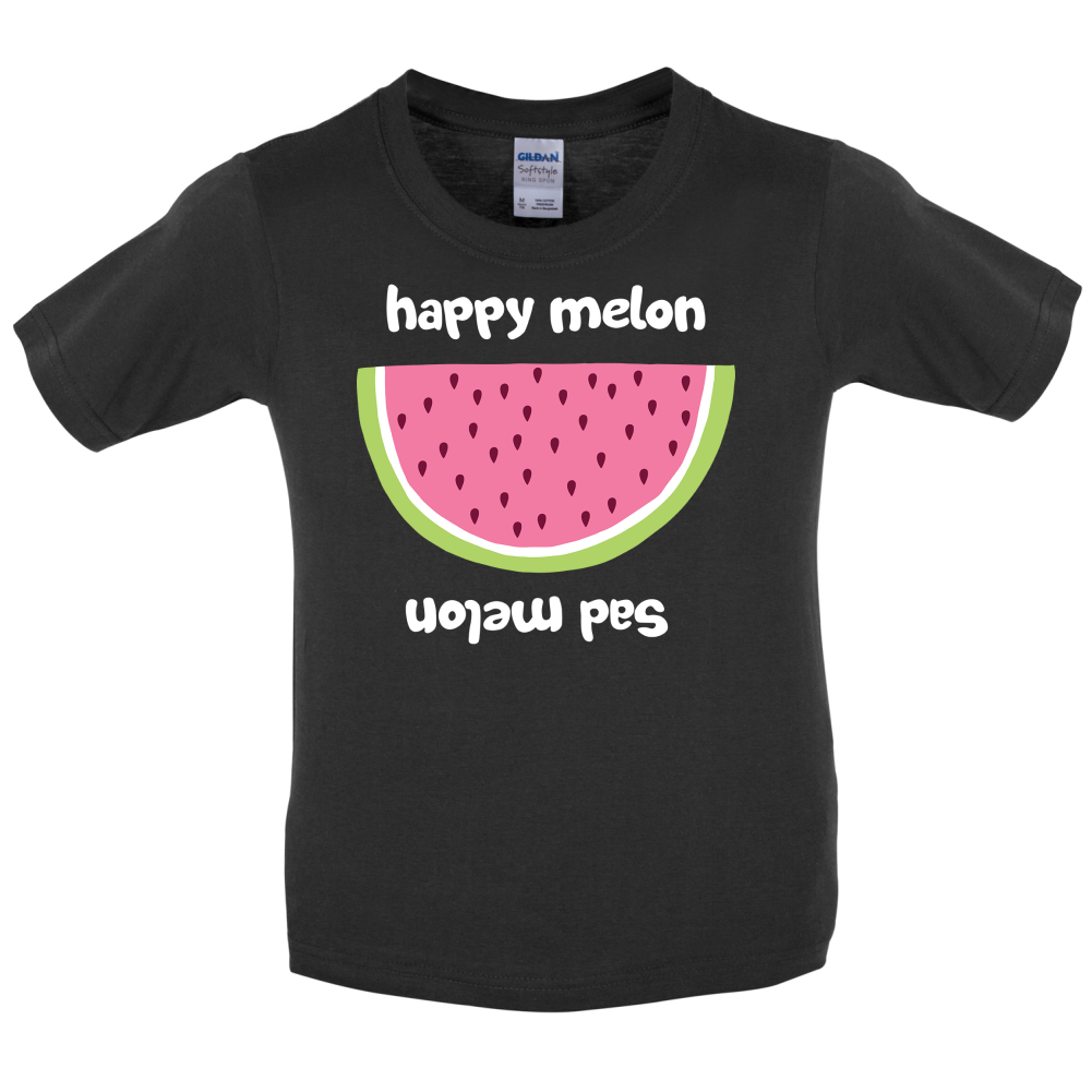 Happy Melon Sad Melon Kids T Shirt