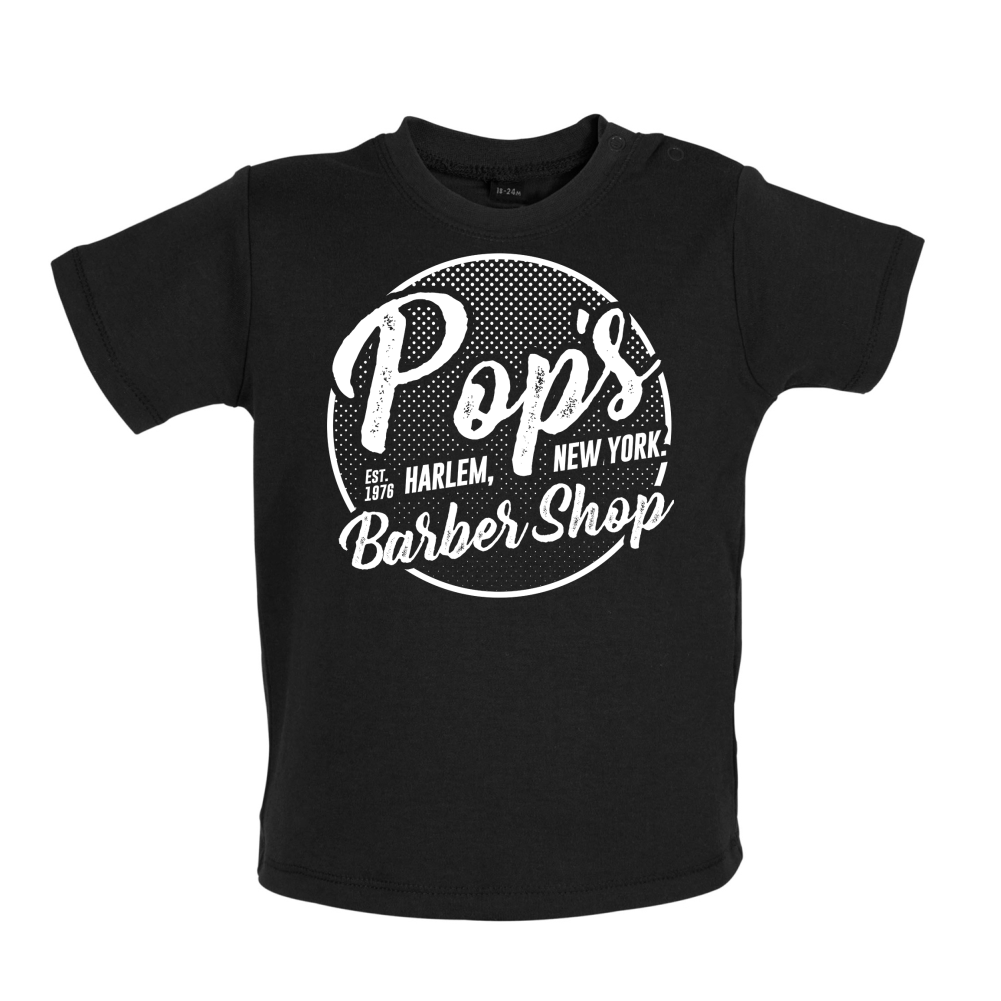 Pop's Barber Shop Baby T Shirt