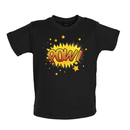 Pow! Word Art Baby T Shirt