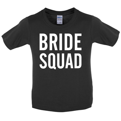 Bride Squad Kids T Shirt