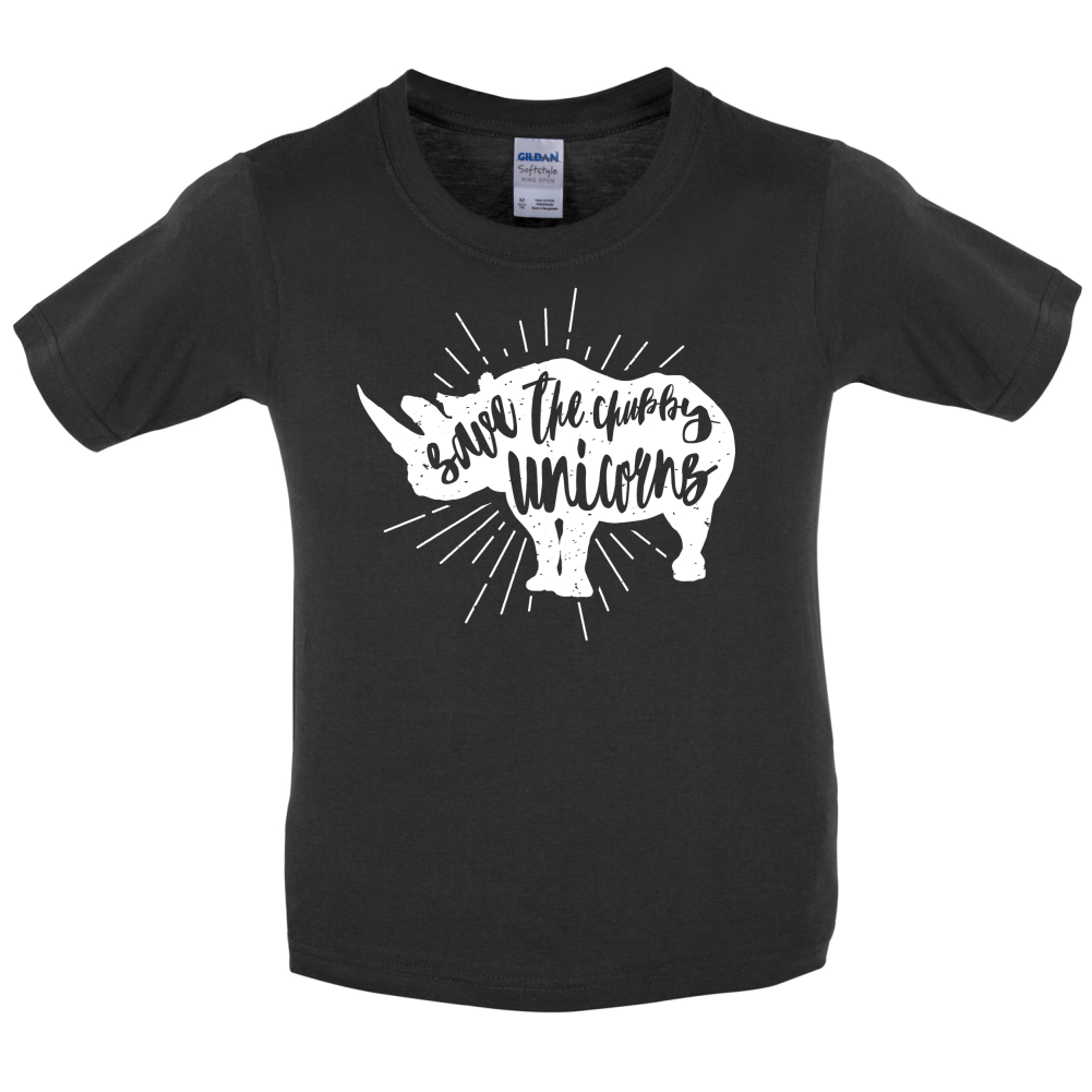 Chubby Unicorns Kids T Shirt