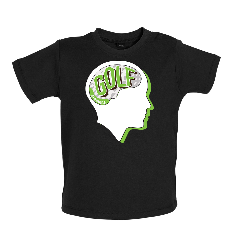 I Thiink About Golf Baby T Shirt