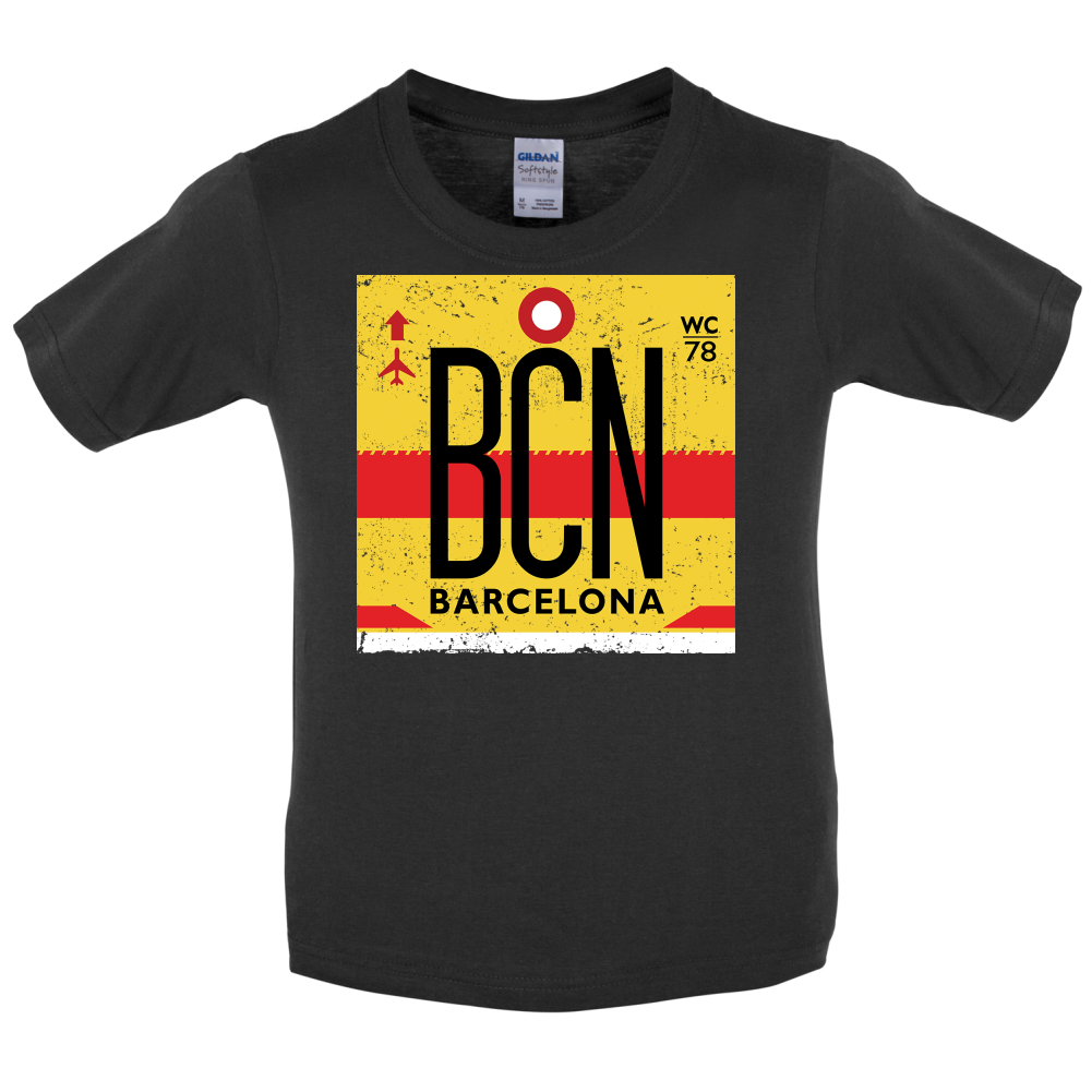 Barcelona Airport  Kids T Shirt