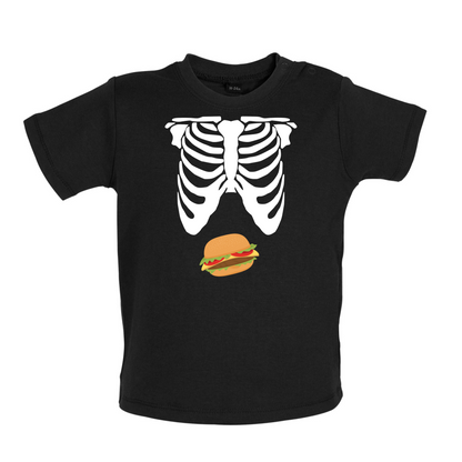 Burger Tummy Baby T Shirt