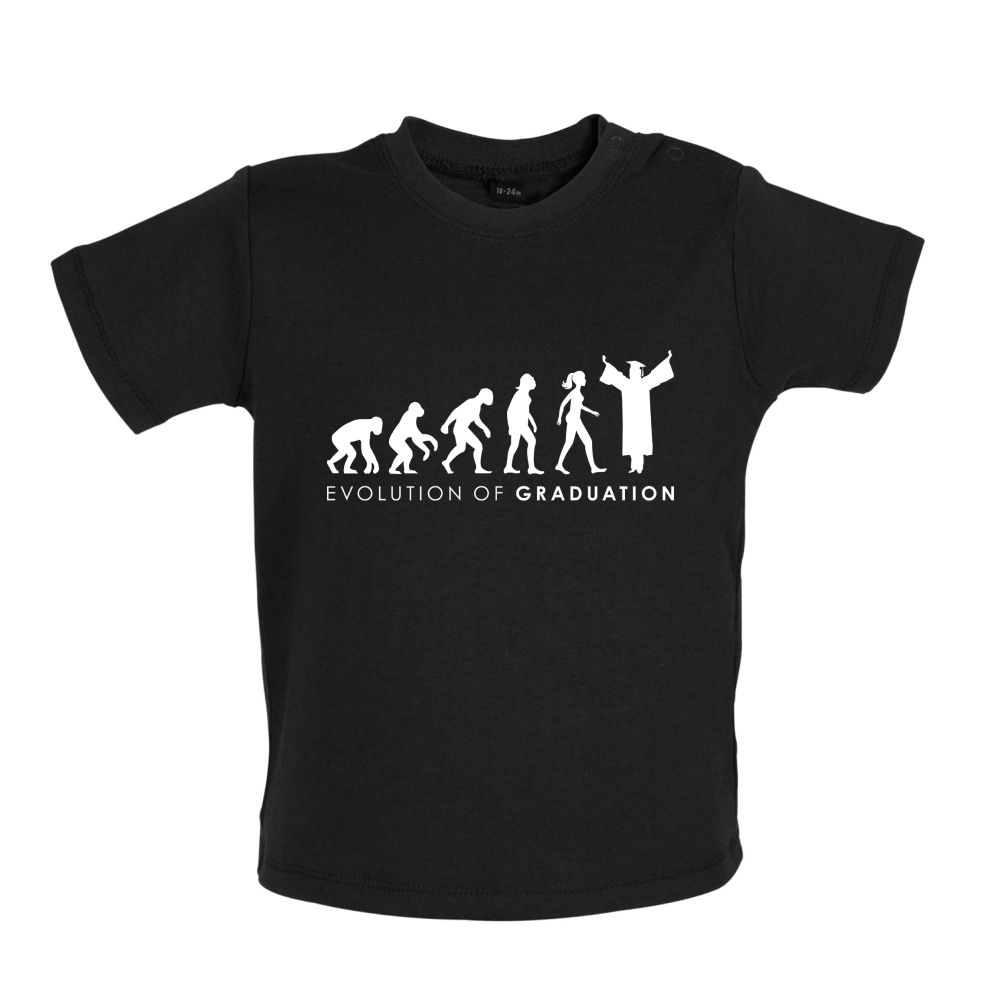 Evolution Of Woman Graduation Baby T Shirt