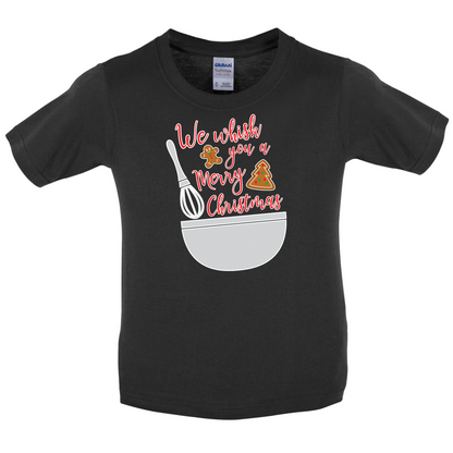 We Whisk You A Merry Christmas Kids T Shirt