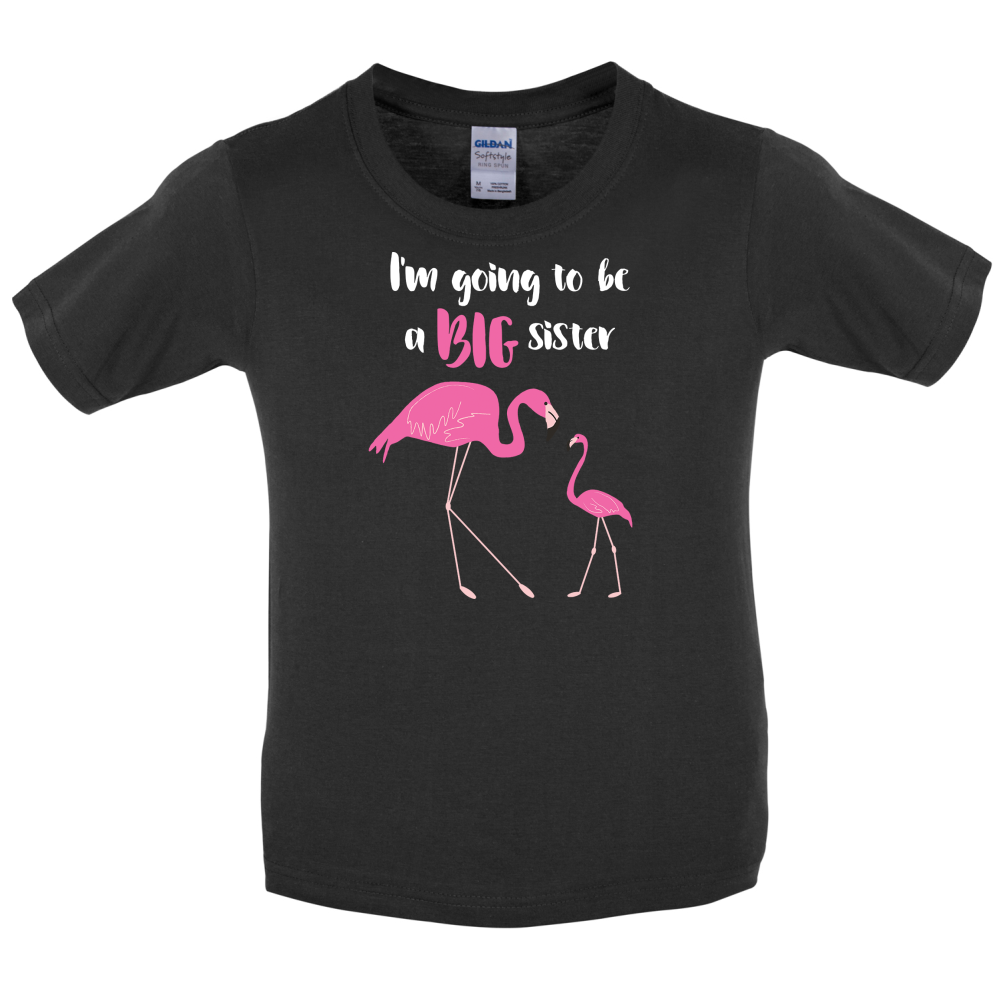 Big Sister Flamingo  Kids T Shirt