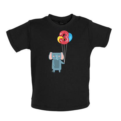 3rd Birthday Elephant Baby T Shirt
