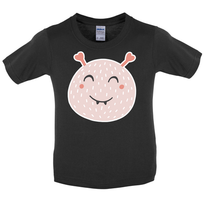 Smiley Face Blob Kids T Shirt