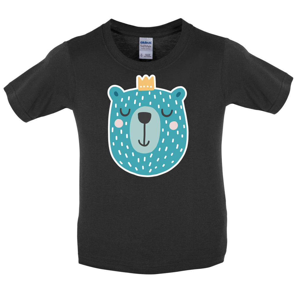Smiley Face Bear Kids T Shirt