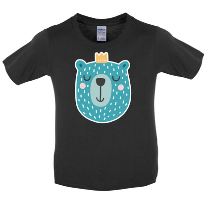 Smiley Face Bear Kids T Shirt