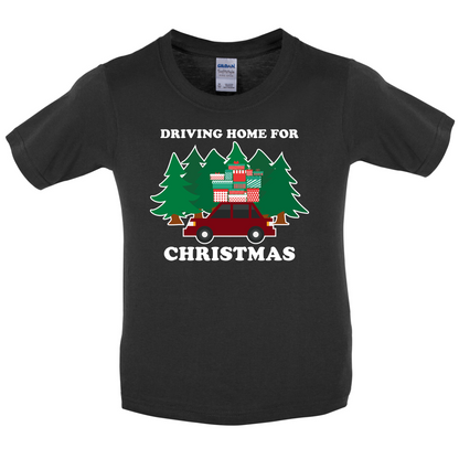 Driving Home For Christmas Kids T Shirt