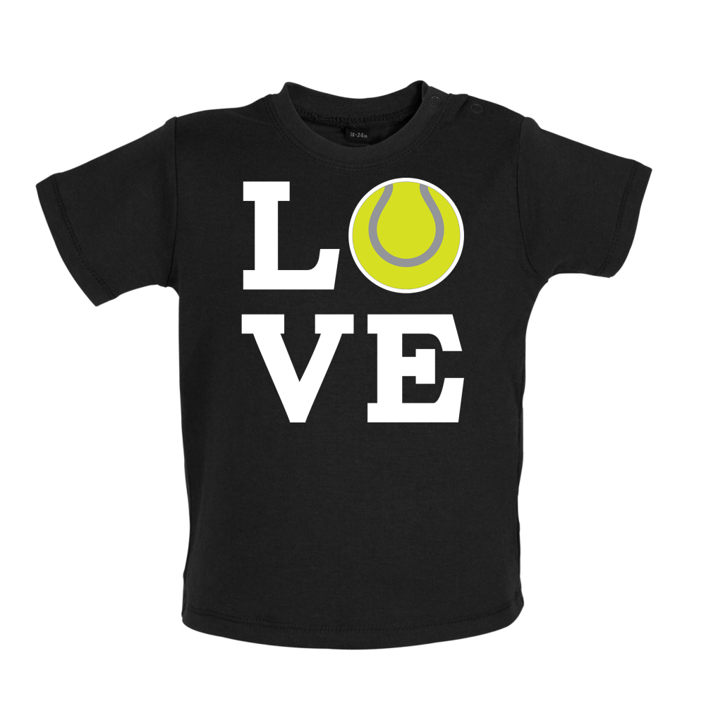Love Tennis Baby T Shirt