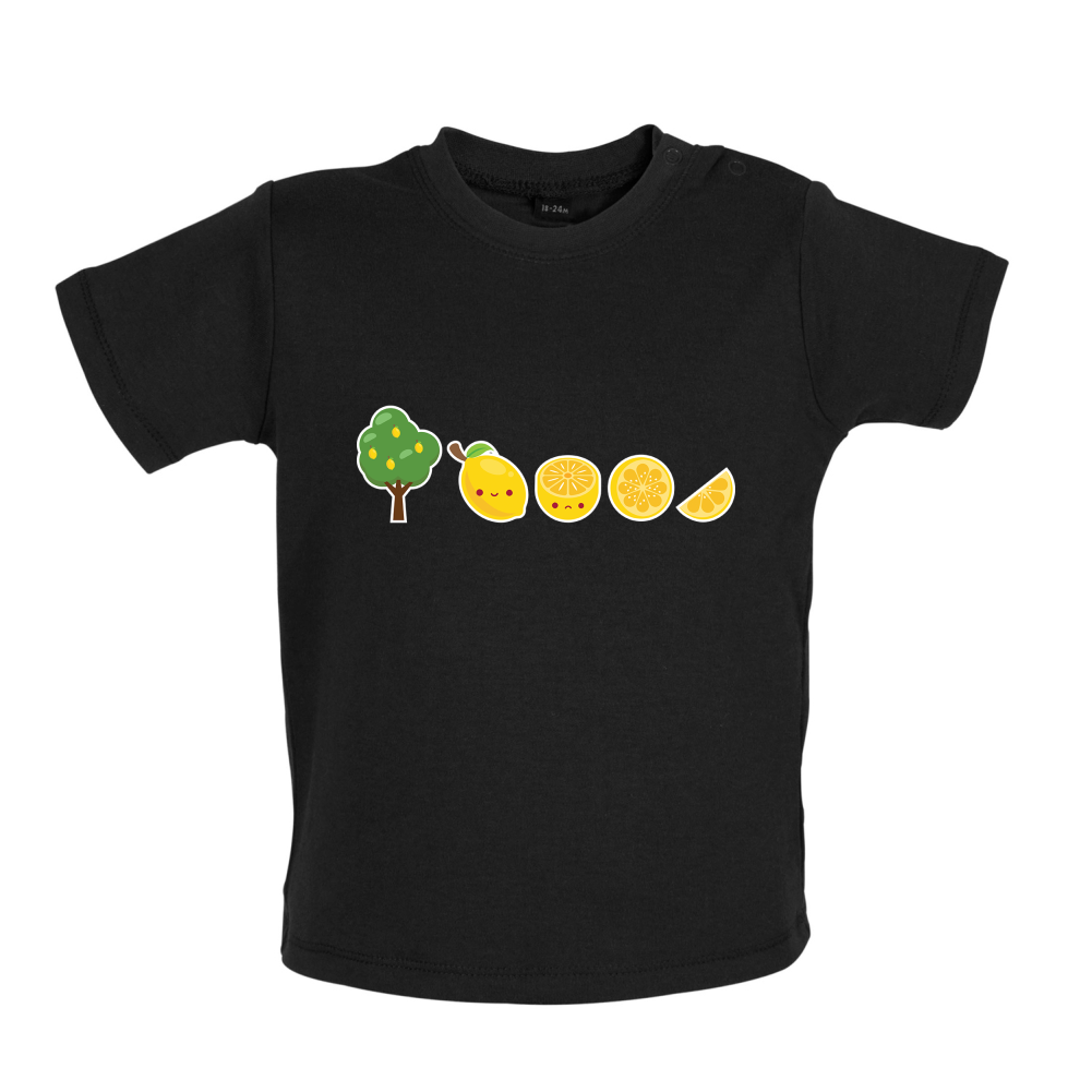 Evolution Of Lemon Baby T Shirt