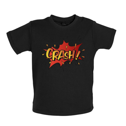 CRASH! Word Art Baby T Shirt