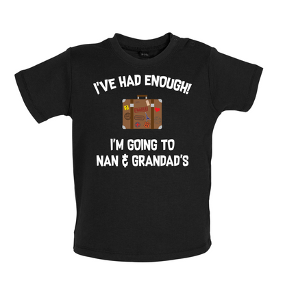 I'm Going To Nan And Grandad's Baby T Shirt