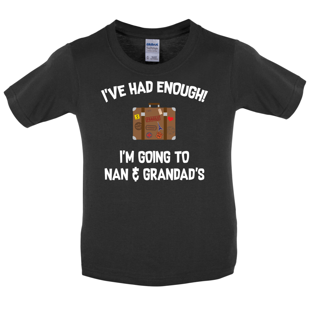I'm Going To Nan And Grandad's Kids T Shirt