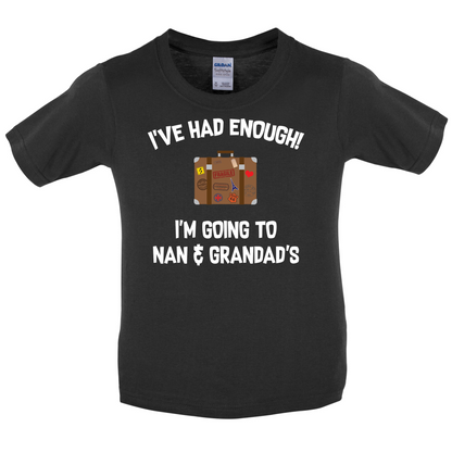 I'm Going To Nan And Grandad's Kids T Shirt