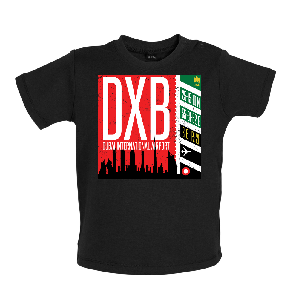 Dubai Airport Baby T Shirt
