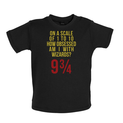 Obsessed With Wizards Baby T Shirt