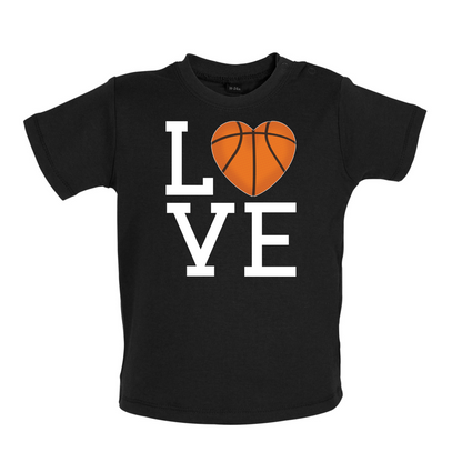I Love Basketball  Baby T Shirt