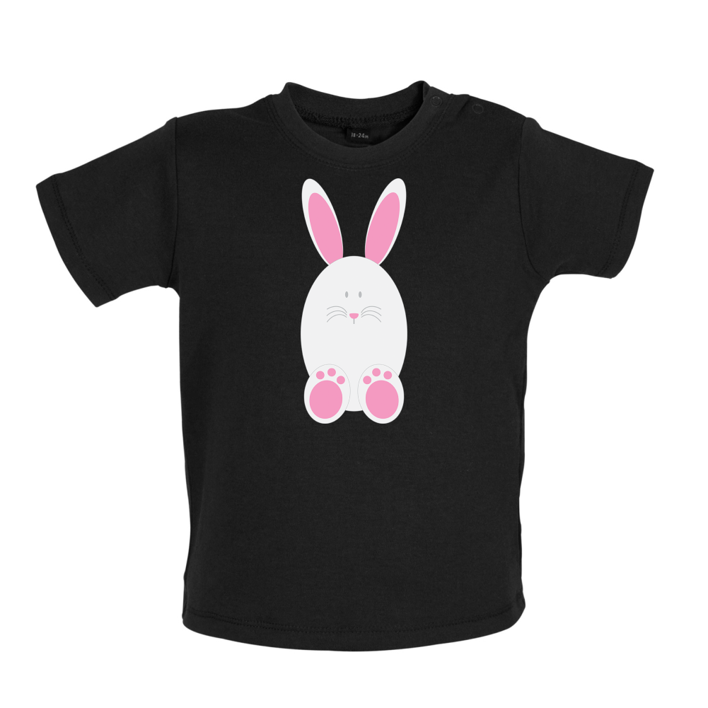 White Easter Bunny Baby T Shirt
