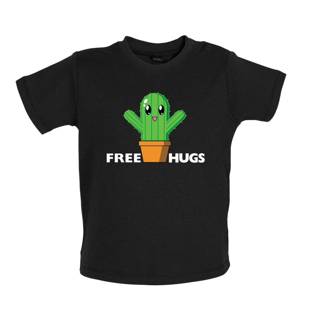 Free Cactus Hugs Baby T Shirt
