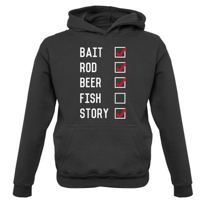 Fishing Checklist Kids T Shirt