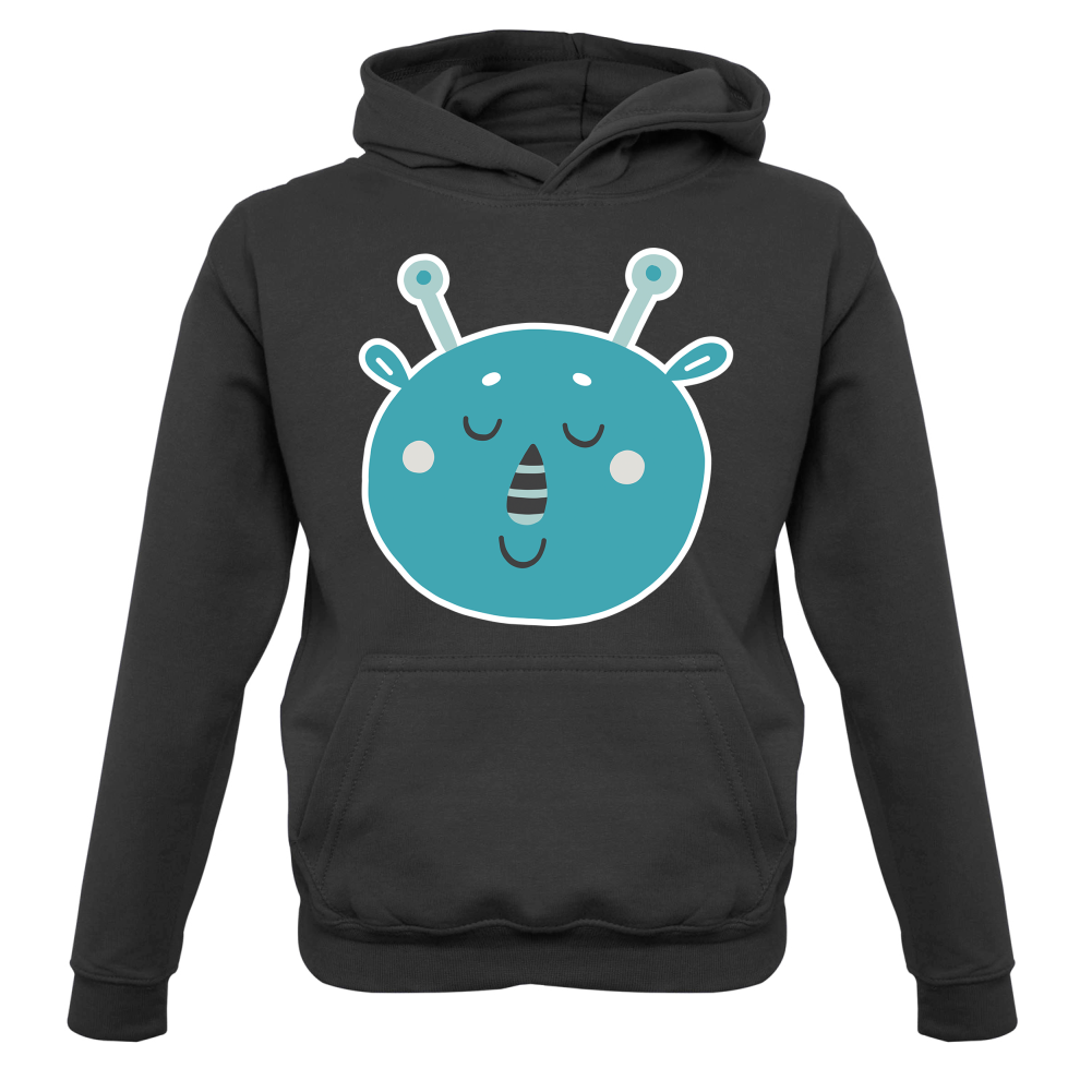 Smiley Face Martian Kids T Shirt