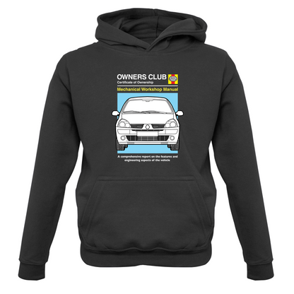 Car Owners Manual Clio Kids T Shirt