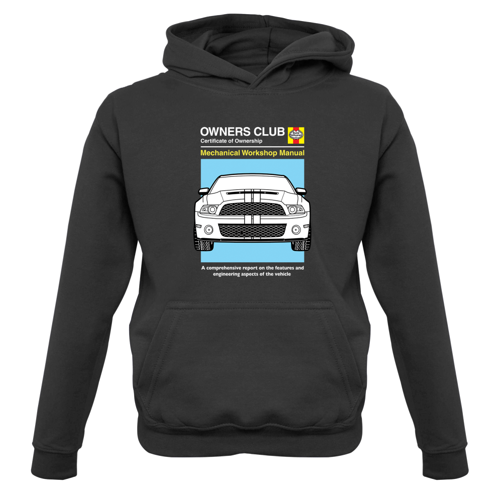 Car Owners Manual Mustang Mustang Kids T Shirt