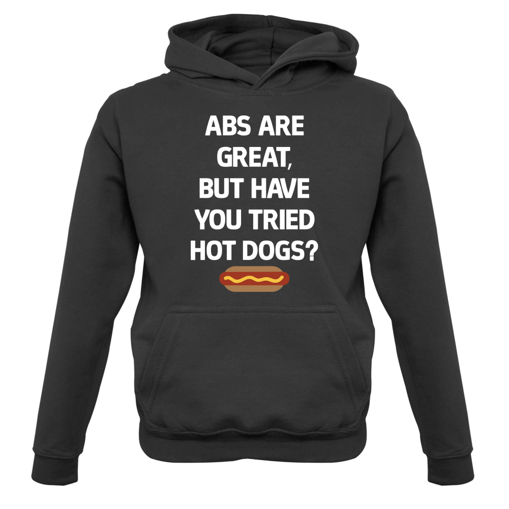 Abs Are Great, Hot Dogs  Kids T Shirt