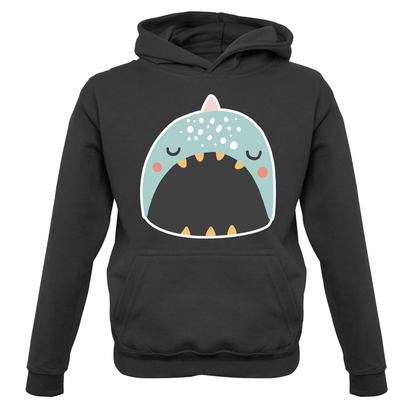 Smiley Face Narwhal Kids T Shirt