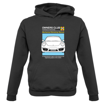 Car Owners Manual 911 Kids T Shirt