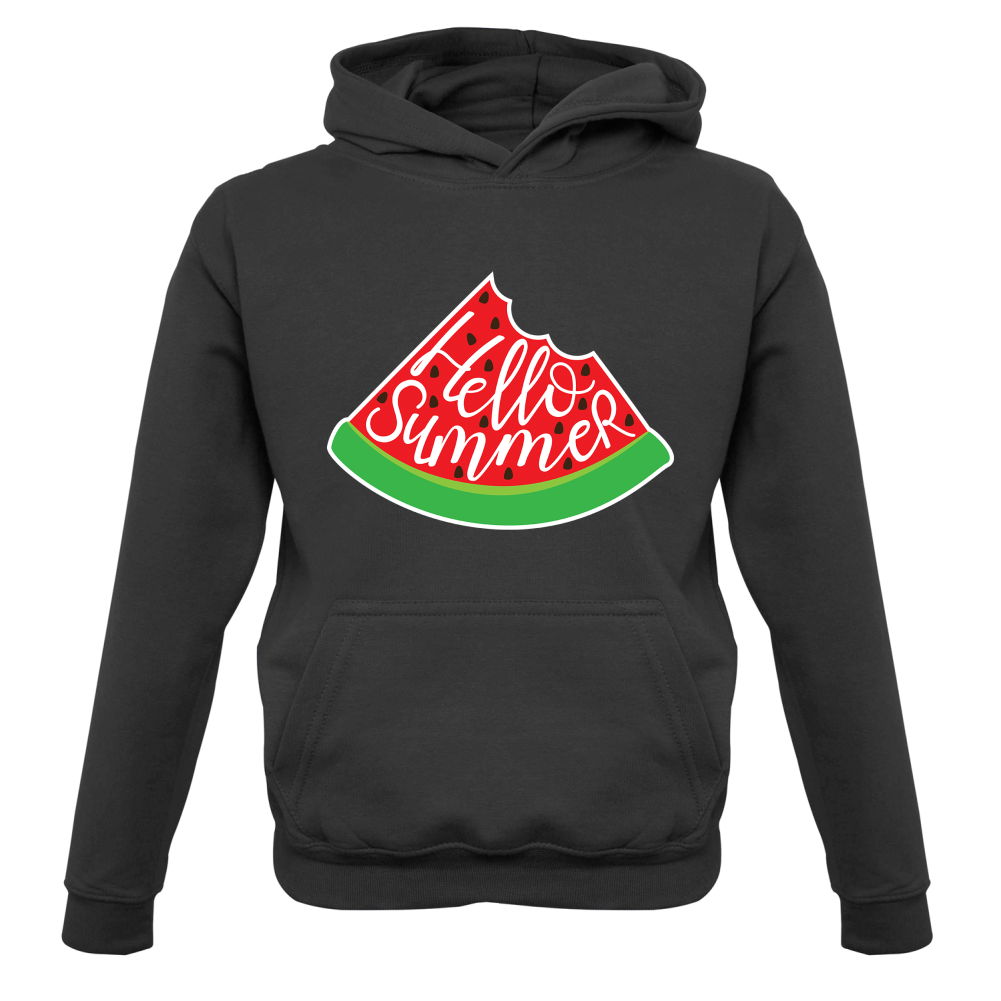 Hello Summer Watermelon Kids T Shirt