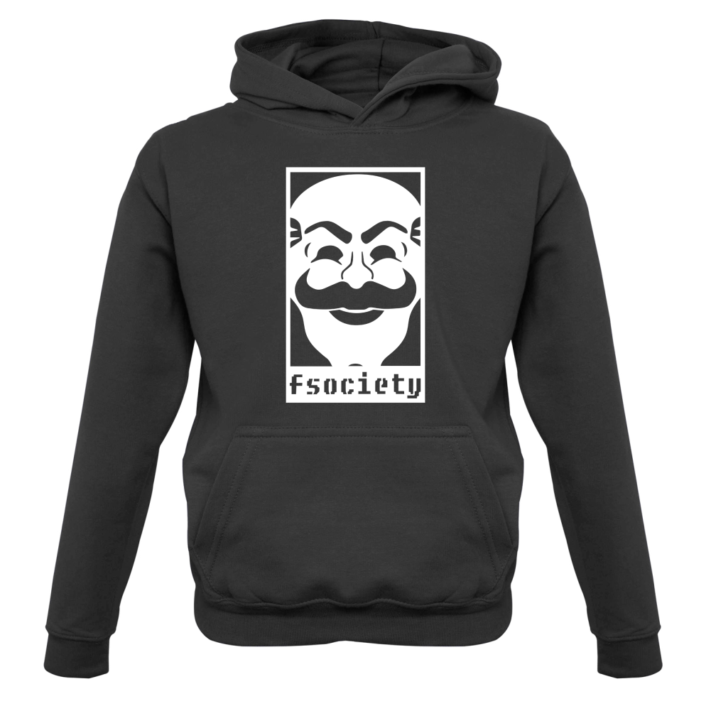 Fsociety Mask Kids T Shirt