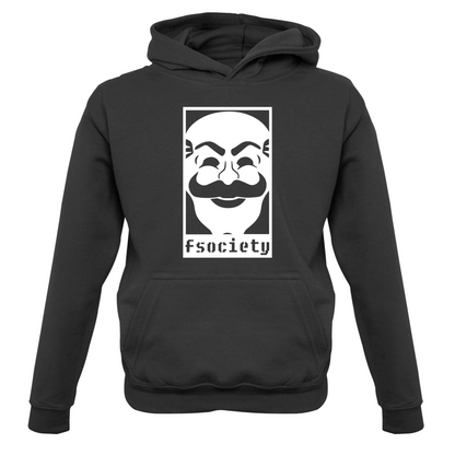 Fsociety Mask Kids T Shirt