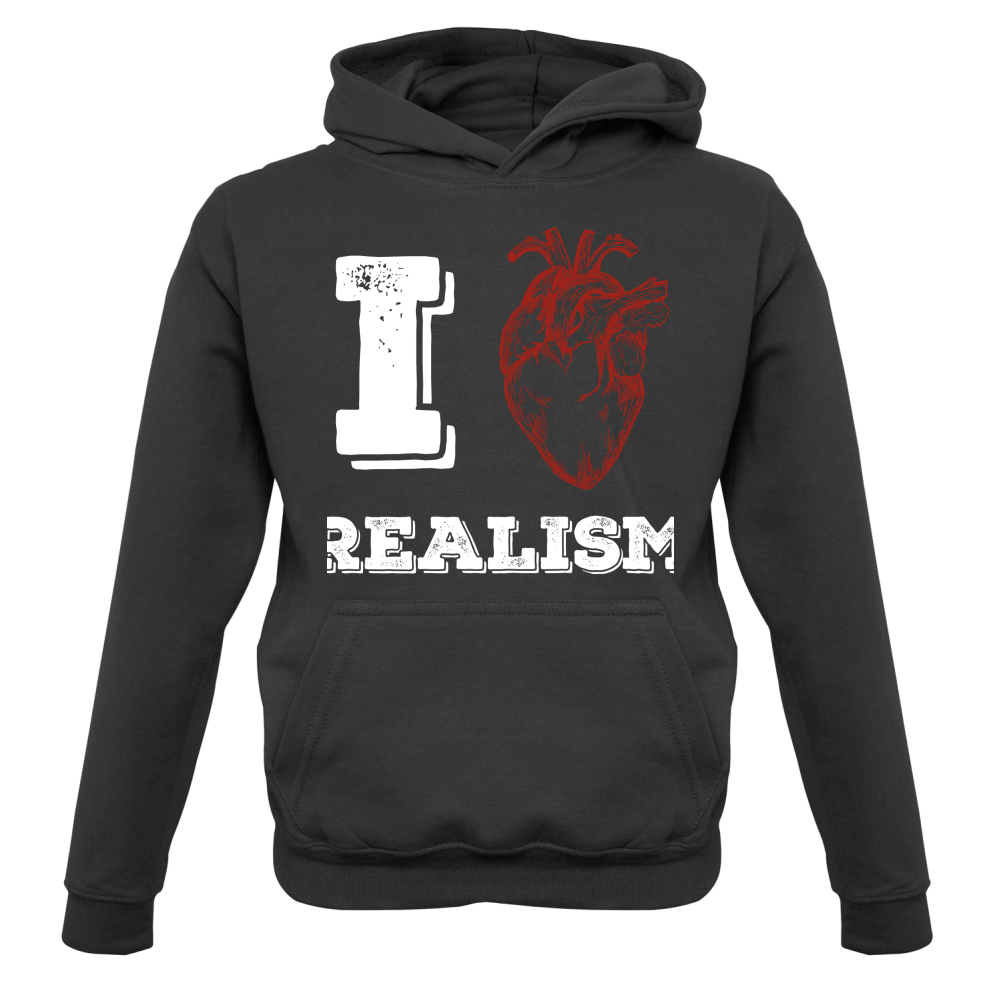 I Heart Realism Kids T Shirt