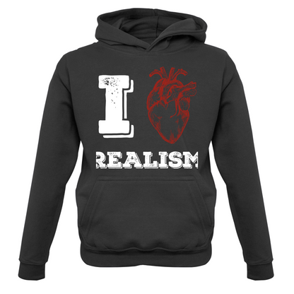 I Heart Realism Kids T Shirt