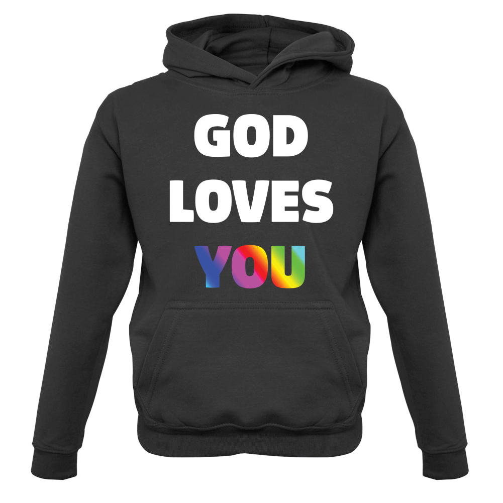 God Loves You Kids T Shirt