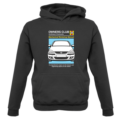 Car Owners Manual Corsa Kids T Shirt